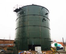 河北衡水大型沼气工程项目拼装罐
