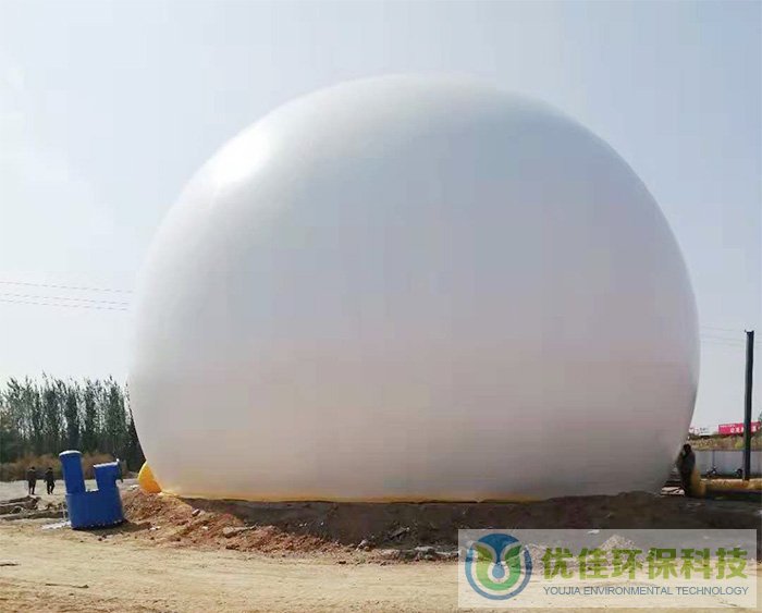 山西潞城2000立方双膜气柜工程